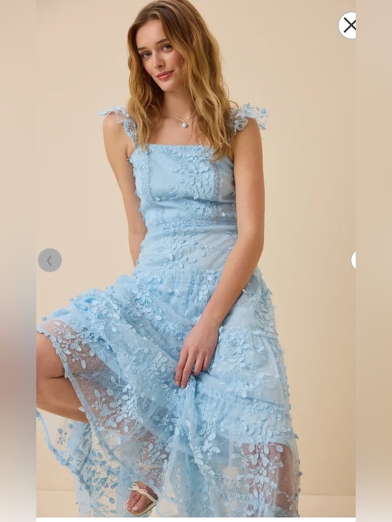 Altar'd State Dresses & Skirts - Altar’d State Kallie Lace Tiered Maxi Dress